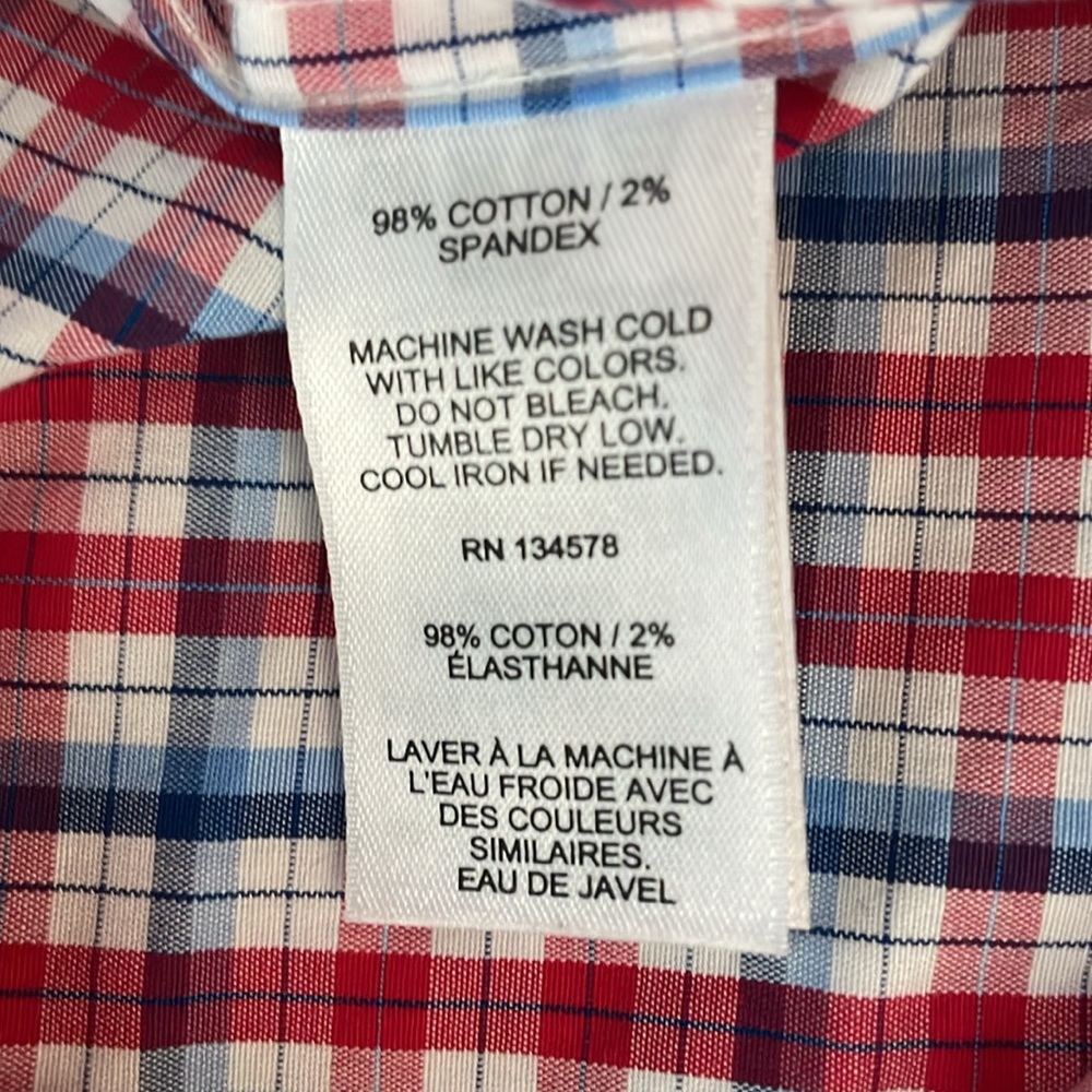 Great for picture day! Boys Large Vineyard Vines Long Sleeve Button Up Shirt - Picture 5 of 6